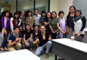 Training participants in Singapore