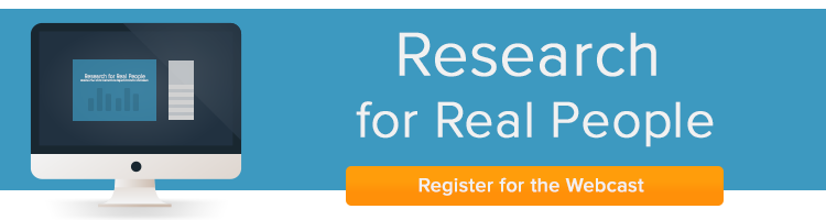 Register for the Research for Real People Webinar