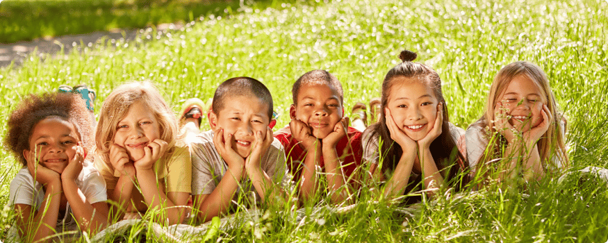 Young Children in Field