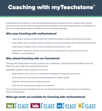 Coaching with myTeachstone