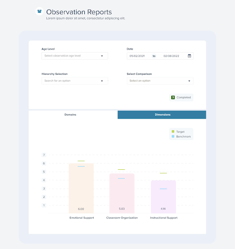 compare observation data by funding stream